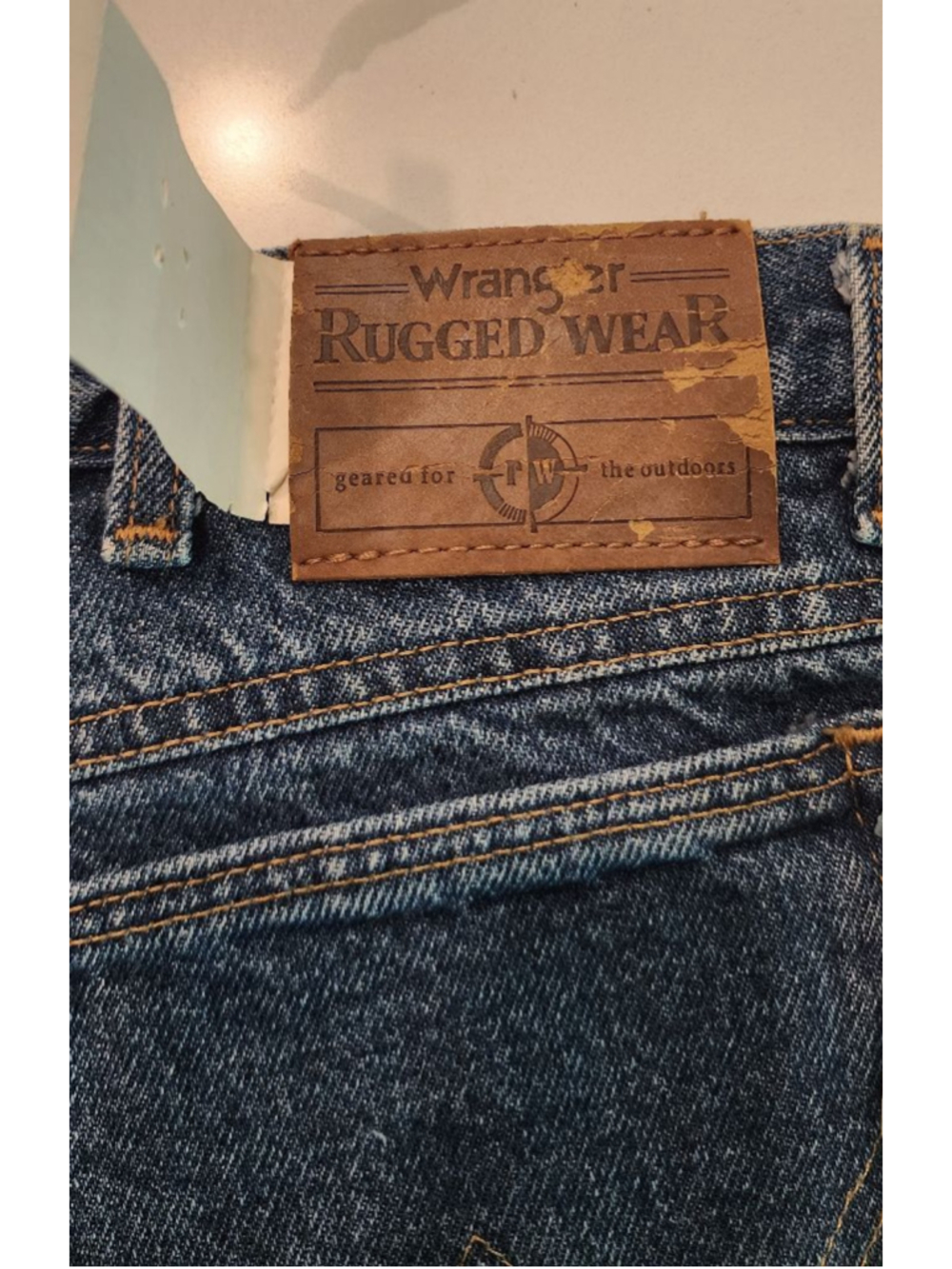 Wrangler Rugged Wear Thinsulate Insulated Jeans Mens 40x32 Blue Relaxed Fit NWT - Picture 7 of 13